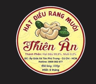 tem dán hộp điều tròn